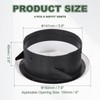 PATIKIL 6 Inch Round Air Vent Cover, 4 Pcs ABS