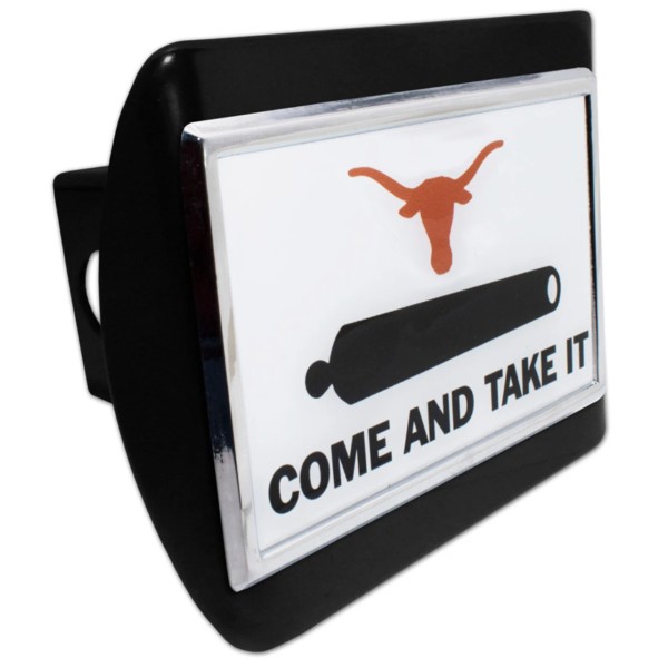 university of texas come and take it black trailer hitch