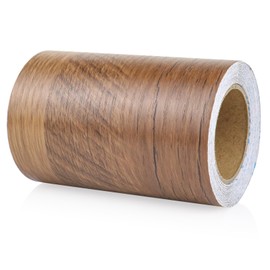 BOMEI PACK Wood Grain Repair Tape,Self Adhesive Repair Patch for Furniture, Floors, Cabinets, Windows, Doors, RV, Home Decor and DIY Projects (1, Begonia Wood, 4inch X 33ft)