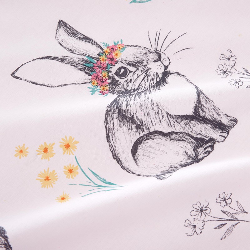 Catherine Lansfield Bunny Tails Ditsy Flowers Reversible Single Duvet Cover