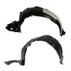 TRQ Front Inner Fender Liner Set Compatible with 2014-2016 Toyota