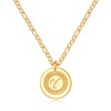 Initial Necklace for Men - Gold Letter Y Pendant Initial