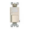 Leviton 6526-T Light Almond 15-Amp 120V AC Combination Decora Switch