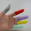 PRETYZOOM 50pcs Finger Cots Cotton Finger Guards Protective Fabric Finger