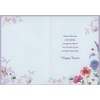Designer Greetings Butterflies, Pink, Red and Blue Flowers on White