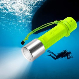 Kriogor 1100LM LED Waterproof Underwater Sports Diving Torch for Diving with Hand Strap