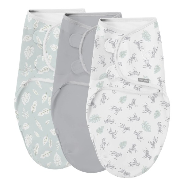 SwaddleMe Easy Change Swaddle Blanket for Newborns 0-3 Months 100