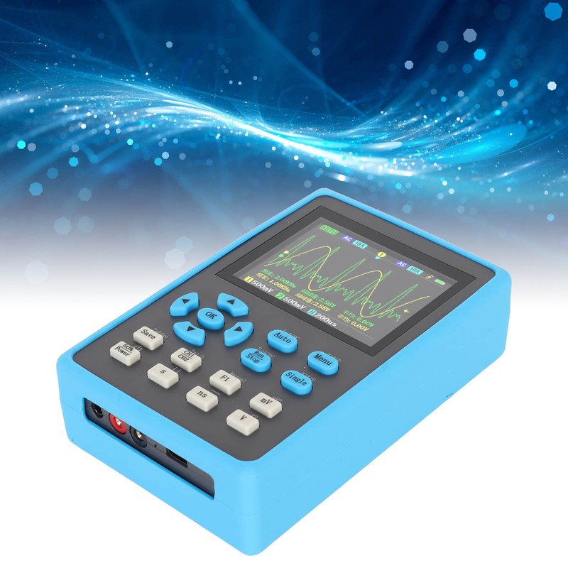 Handheld Oscilloscope 2 Channel 120MHz Bandwidth 2.8in LCD Backlight Display