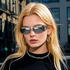 KANASTAL Over Sunglasses, Can Be Worn Over Glasses, Polarized, UV400, UV Protection, For Driving, Fishing, Sports, Men, Women.., M