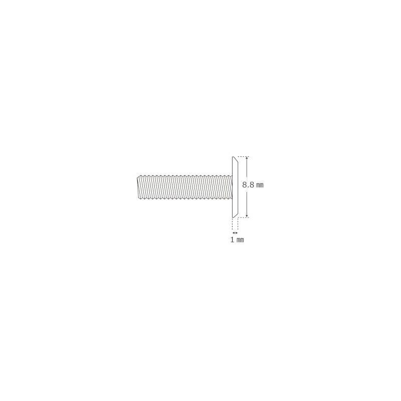 POSH FAITH 930516-K2 Motorcycle Goods Torx Slim Head Bolt (Stainless