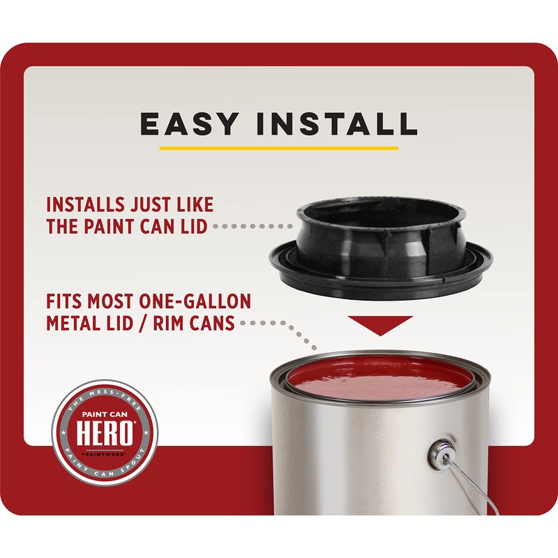 Paint Can Hero - The Mess-Free Paint Can Spout, Gallon