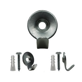 Steel 30 lb Utility Hanger - Pack of 20 - Wall Hook Utility for Framed Pictures and Art, Mirrors and Wall Decor