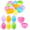 abeec 12 Easter Fillable Plastic Eggs -Pastel Coloured Easter Egg
