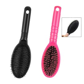 Gearmax 2 Pcs Loop Wig Brush Weave Hair Brush Synthetic Hair Extensions Brush Hair Pieces Toupees Weaves Brush