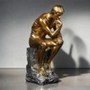 Resin The Thinker Thinking Man Statue Sculpture Frgurine Gift for