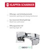 Gedotec Caravan Hinge CH 600 Flap Hinge with Spring Automatic