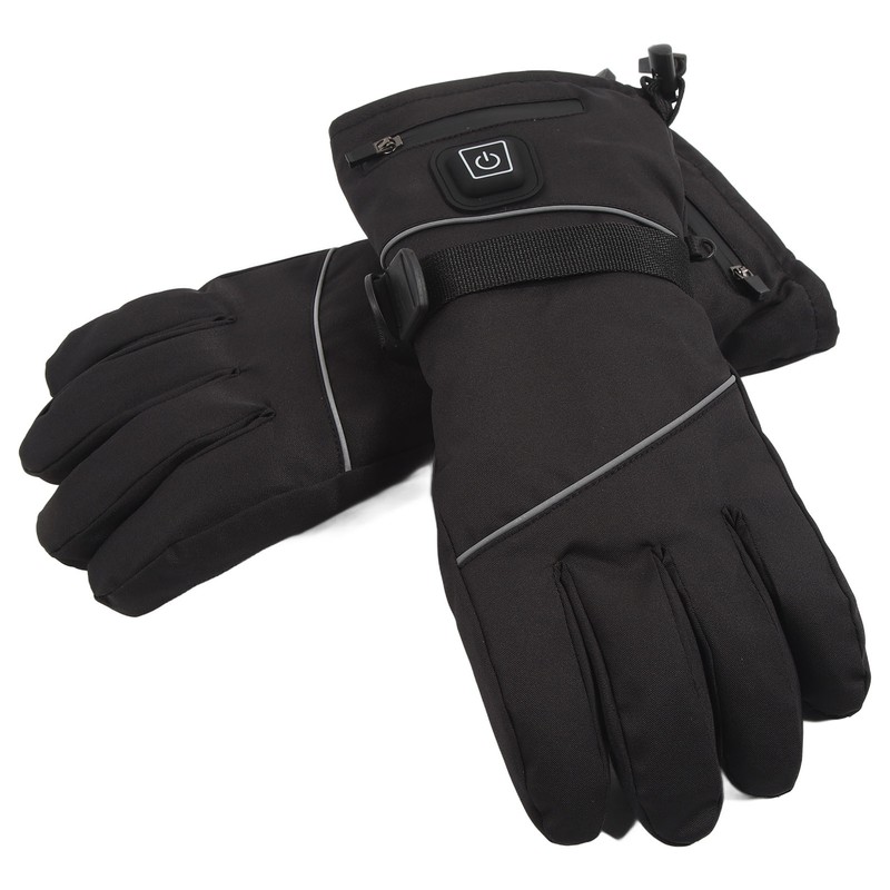 USB Heated Gloves 3 Temperature Gears Waterproof Windproof Keep Warm