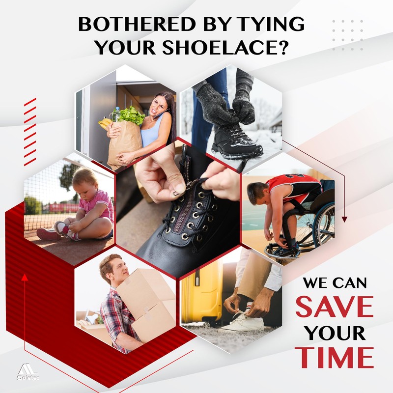 Soletec Leather Lace-in Boot Zipper Inserts for All Brands, Tieless