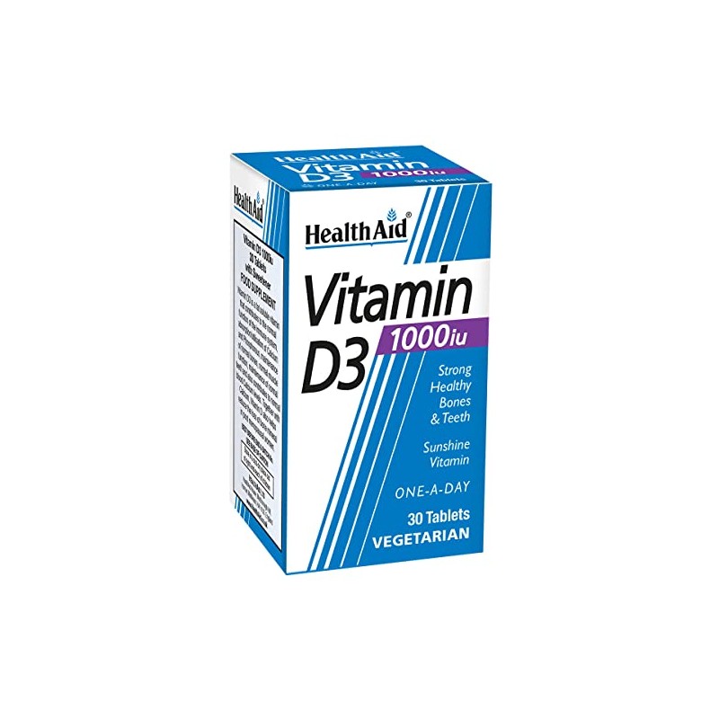 HealthAid Vitamin D 1000iu - 30 Tablets
