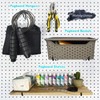 Pegboard Shelf Hooks, 8PACK Metal Utility Hook Set, 1/4 inch