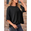 Dokotoo Women's Tops for Women 2025 Loose Oversized Basic Tee