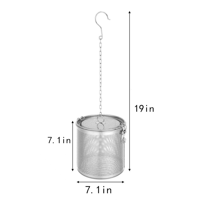 Stainless Steel Seasoning Strainer | Large Capacity Tea Mesh Tea