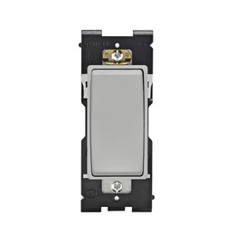 Leviton Renu Switch RE153-PG for 3-Way Applications, 15A-120/277VAC (Pebble Grey)