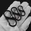 [FUSSED] 10 Pcs S-Shaped Carabiner, Small Adjustable Metal Buckle, Chain