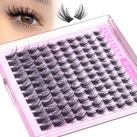 Wispy Lash Clusters Spiky Cluster Eyelash Extensions Natural Eyelash Clusters C Curly Lash Extension Reusable Cluster Lashes Thin Band Individual Lashes DIY at Home by zanlufly