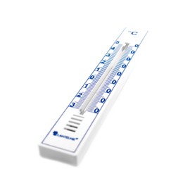 Lantelme 3-Piece Outdoor Thermometer Set, Weatherproof Plastic, 18 cm, Colour: White, Precise Temperature Display, Analogue -30 to 50 °C, Thermometer Also for Home, Indoor, Garden and Outdoor Use