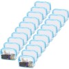 Bolsas de cosméticos transparentes azules (Paquete de 20) - Prácticas