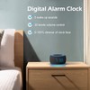 Buffbee Sound Machine & Alarm Clock 2-in-1, 0-100% Clock Face