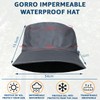 QILZO Foldable Waterproof Rain Hat, Fishing Hat, Cap for Men