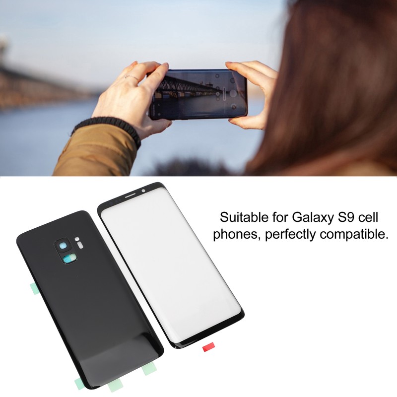 Back Glass Cover Housing Door Pre Installed Lens Waterproof Adhesive