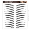Eyebrow Tattoo 88 Pairs! Newly Improved 4D Tattoo Eyebrow,Popular Black