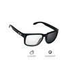 Alphax Adapt Grey Photochromic Non-polarized Replacement Lenses for Oakley Holbrook