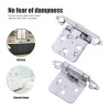 Dazone 20PCS Cabinet Hinges 1/2" Overlay Self Closing Door Cabinet
