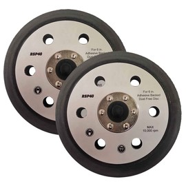 MaxLLTo Replacement 2/PK 17000 6 Inch PSA/Adhesive Back Sanding Pad with 6 Holes for Porter Cable 7336 7335 for Superior Pads for Abrasives RSP40