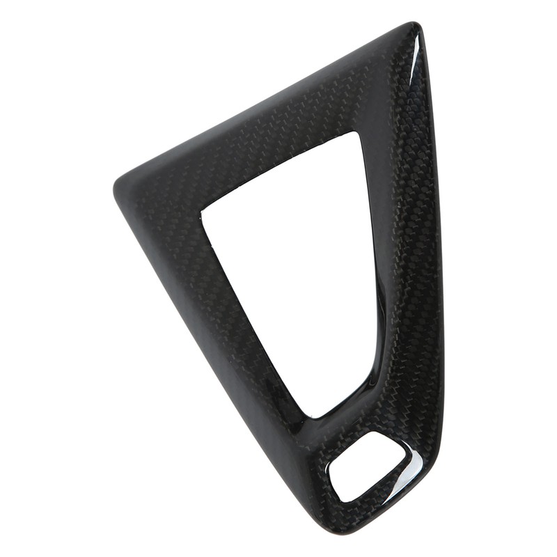 Gear Shift Panel Frame Carbon Fiber Shifter Cover Replacement for
