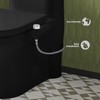 Swiss Madison Aqua Non-Electric Bidet Toilet Attachment in Glossy Black