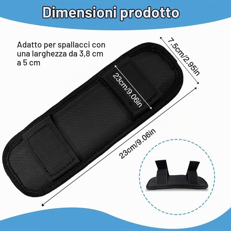 YULONGWU Cuscinetti per Spallacci Universali Imbottiture per Spallacci Rimovibili, Spallacci