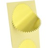 MDLG 500 Pack Embossing Stickers Blank Metallic Gold Certificate Seals