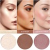 FALOCUTUS 3 Pcs NEUTRAL Contour Stick Set,Cream Blush & Highlighter