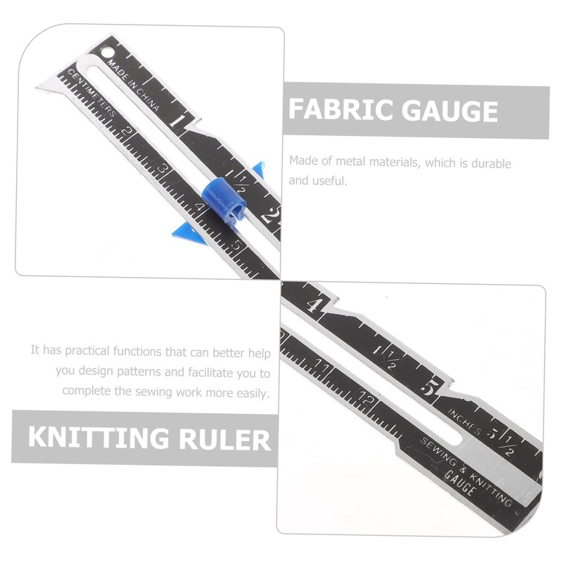 Gadpiparty 12Pcs Quilting Ruler Sewing Gauge for Accurate Button Measurement