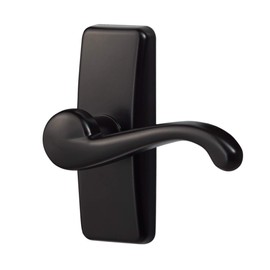 Ideal Security GL Lever Handle Set for Storm Doors and Screen Doors, Storm Door Handle Replacement, Screen Door Handle, Matte Black