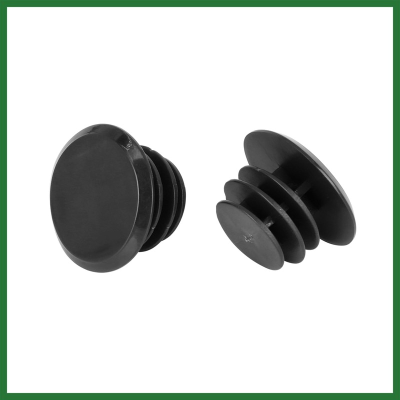 Motoforti 4pcs Bike Handlebar Bar Plastic End Plugs Caps Locking