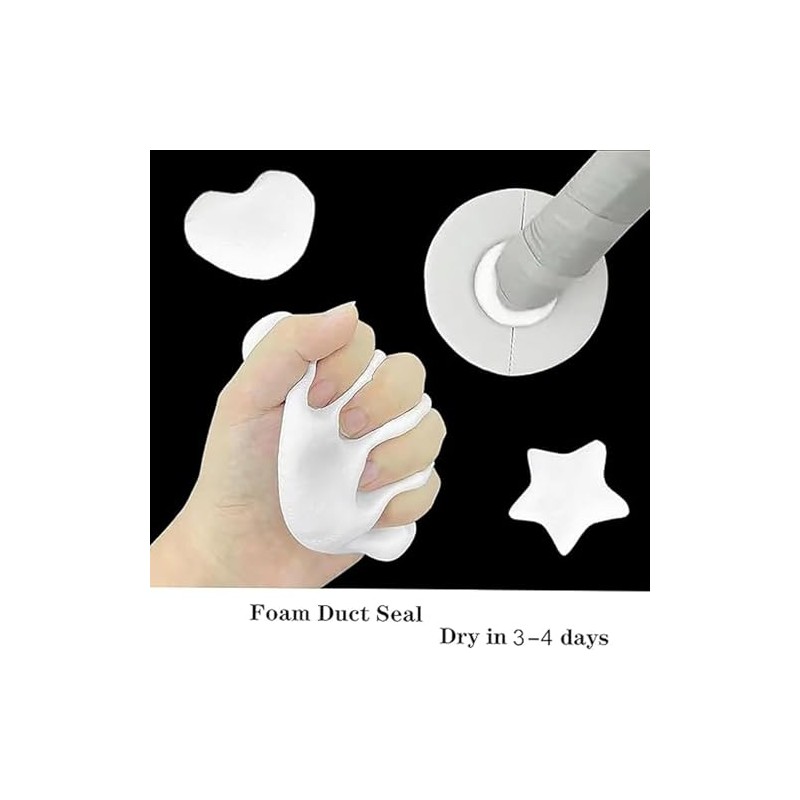 8-Pack White Seal Putty Waterproof Duct Seal Repair Sealing Clay,