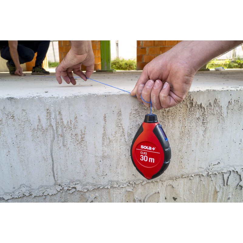 SOLA CLKS Chalk Line Set Red - 30 m Marking