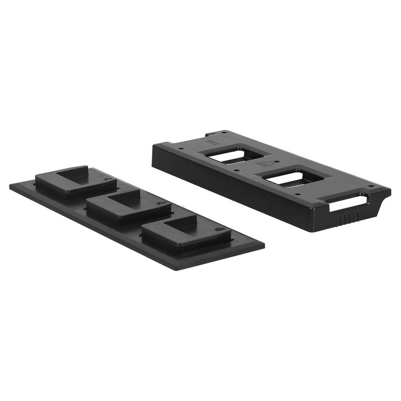 Power Tool Battery Holder Set 3 Hole Mount Ready Dock