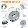 Supet Raised Inflatable Dog Cone Alternative Collars for After Surgery,